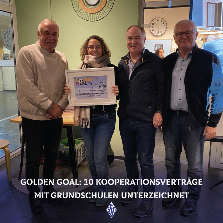 Golden Goal: 10 Kooperationsverträge mit Grundschulen unterzeichnet