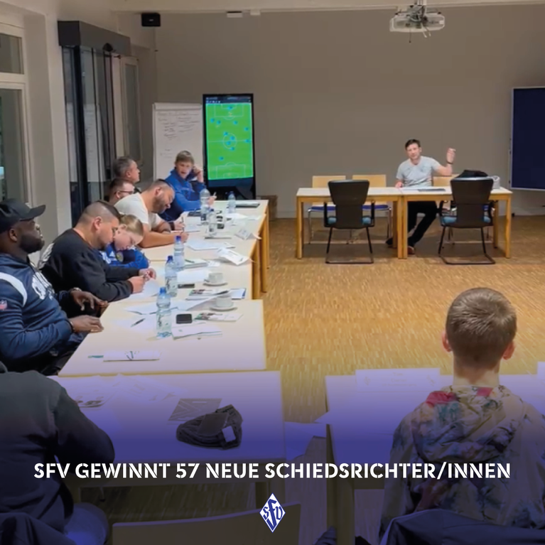 SFV gewinnt 57 neue Schiedsrichter/innen